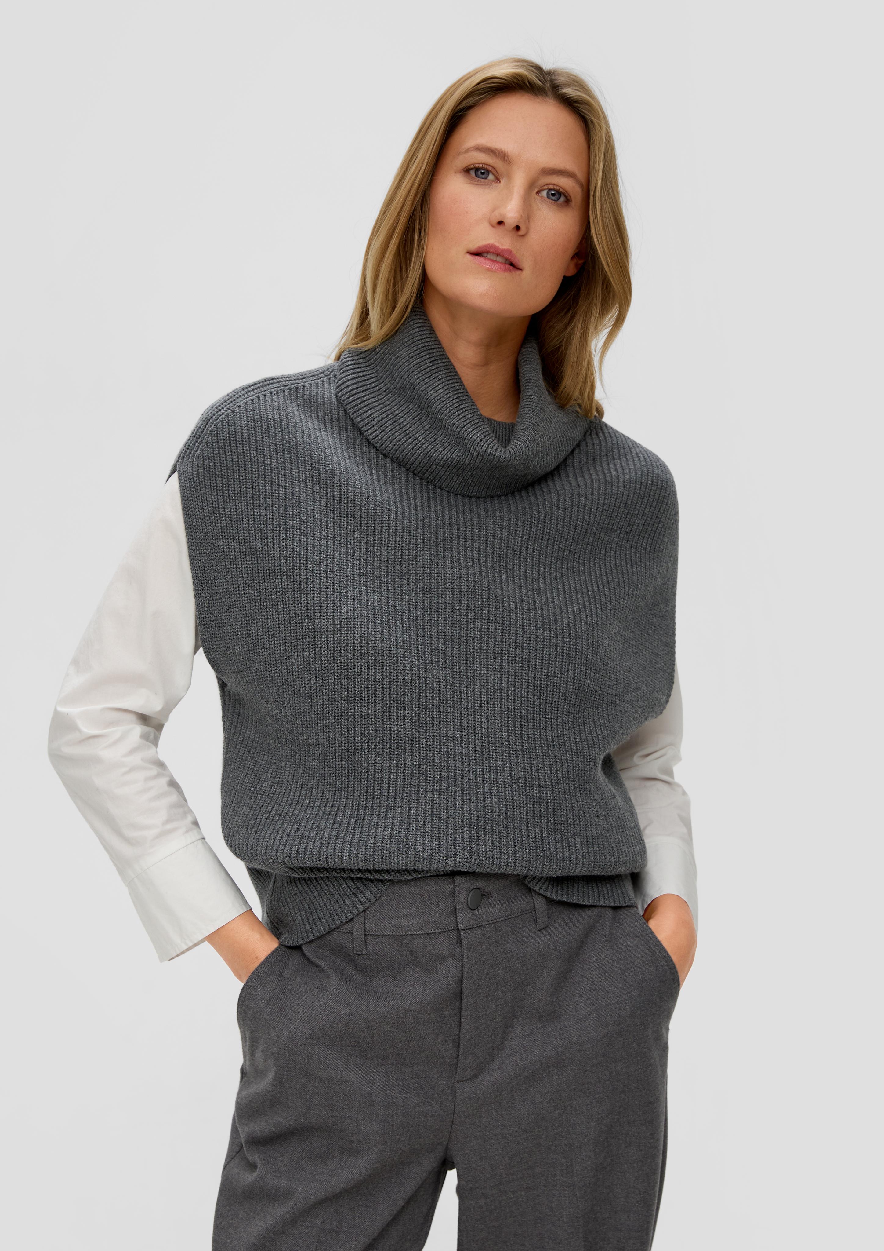 Strickpullunder mit Rollkragen  2137609-9722