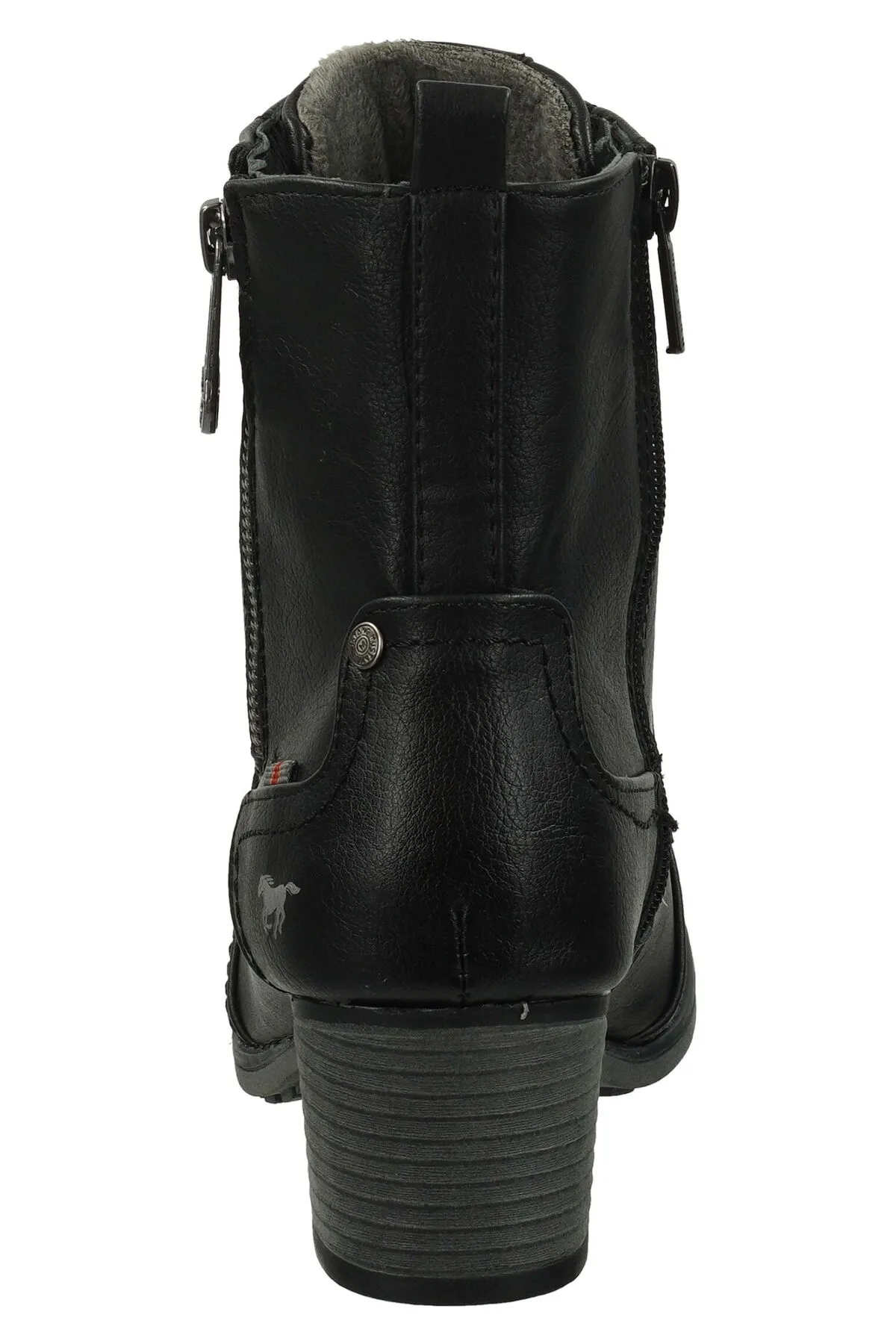 Mustang  Stiefelette - Schwarz - Blockabsatz