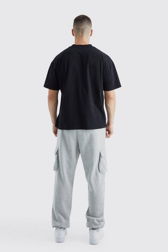 Tall Jersey Cargo-Jogginghose mit Etikett