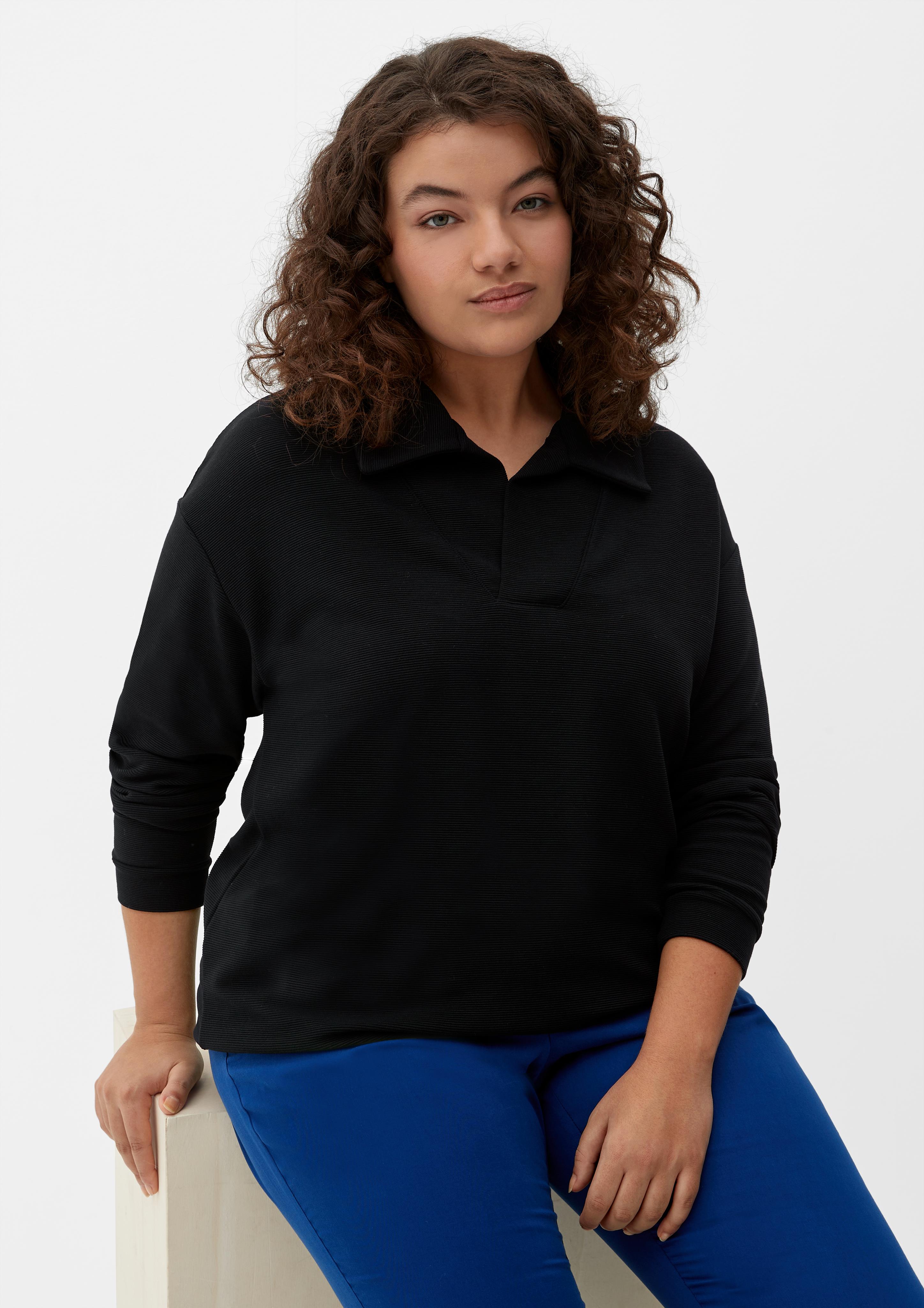 Shirt mit Troyerkragen  2126104-9999