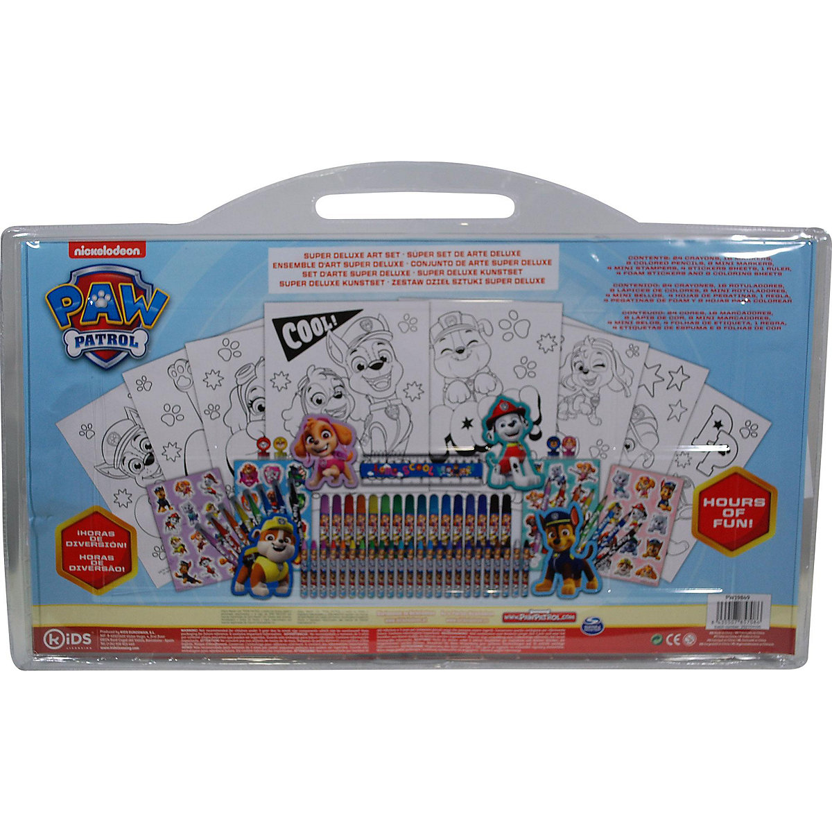Mal-Kreativset DELUXE PAW Patrol, 77-tlg.