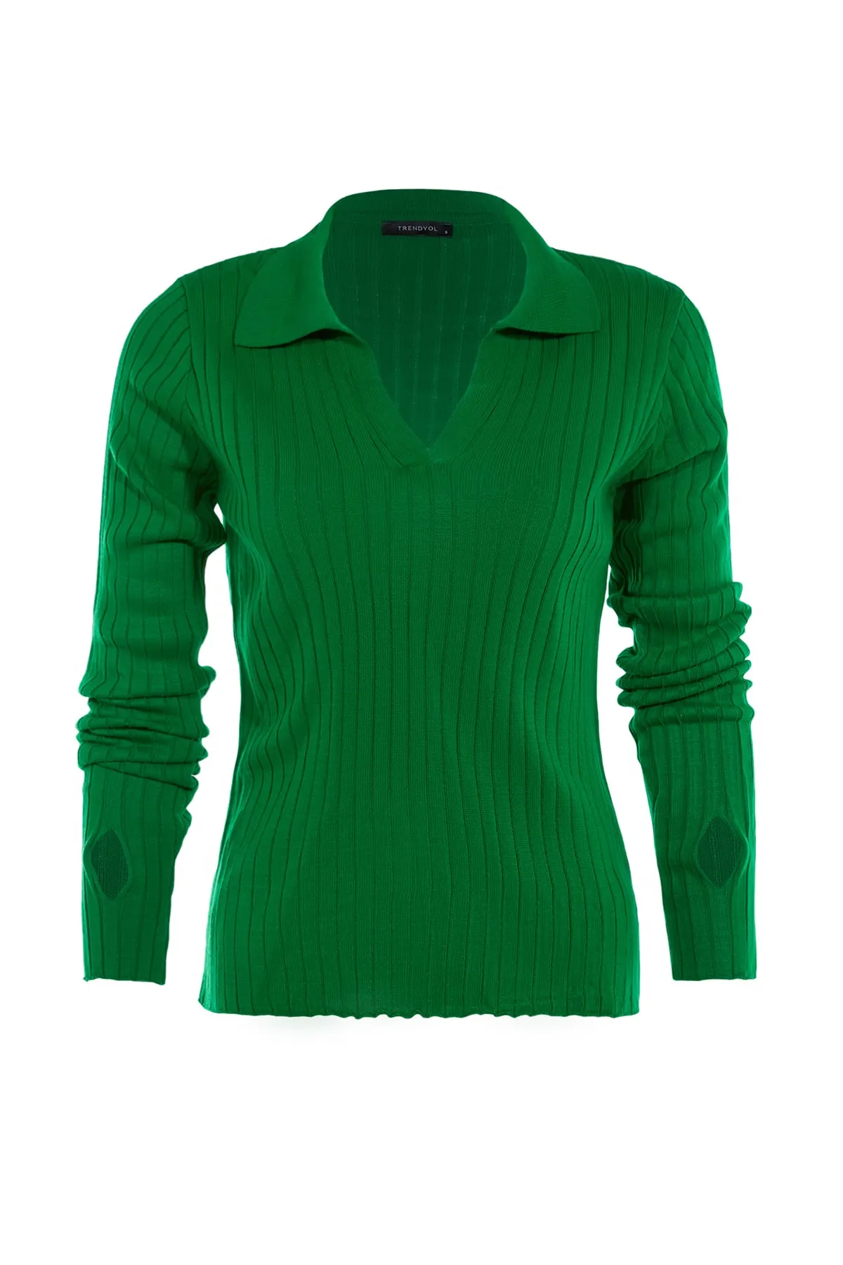 Trendyol Collection  Grüner Rollkragen-Strickpullover TWOAW21KZ1113