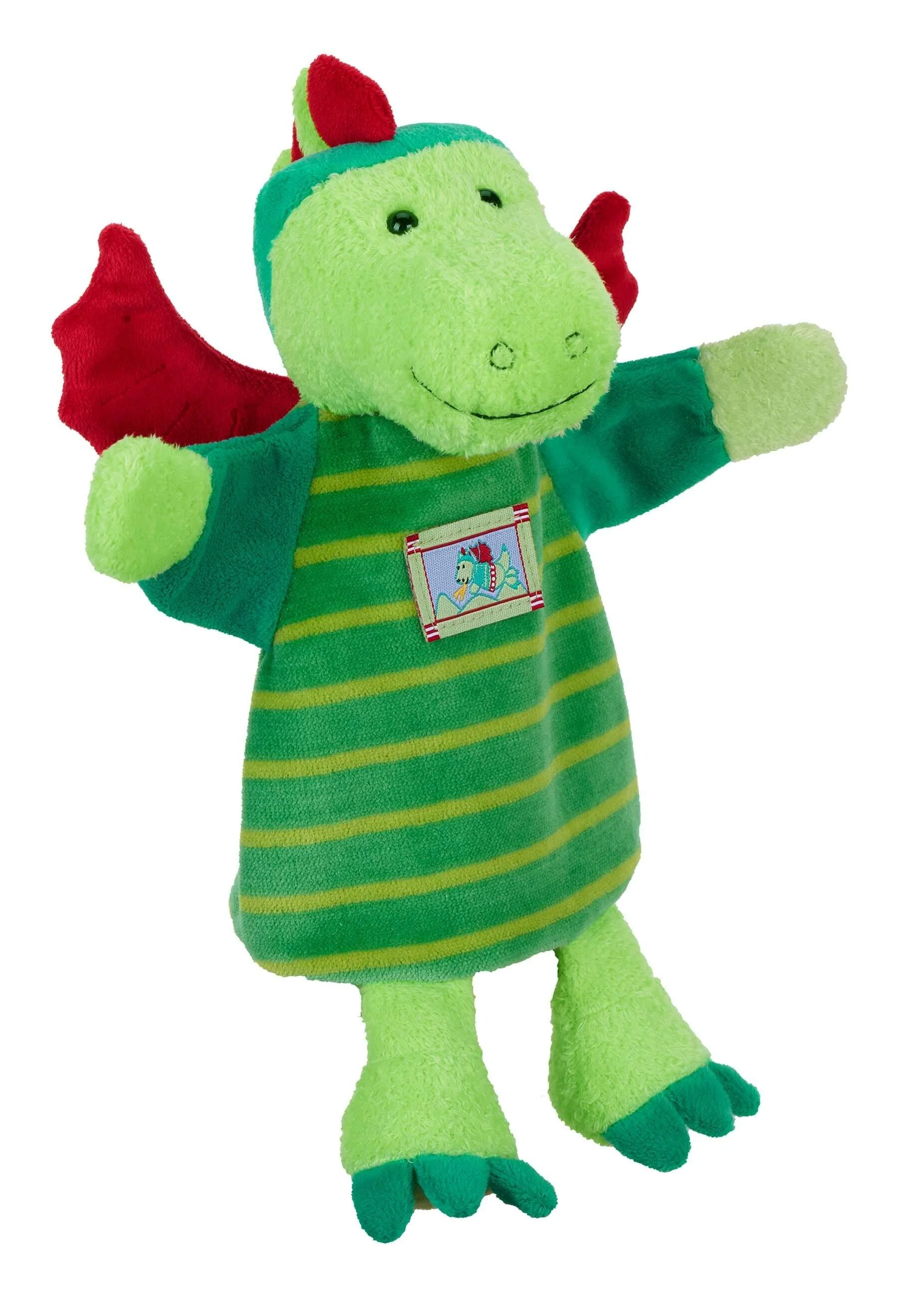Kinder Handpuppe Drache, 24 cm