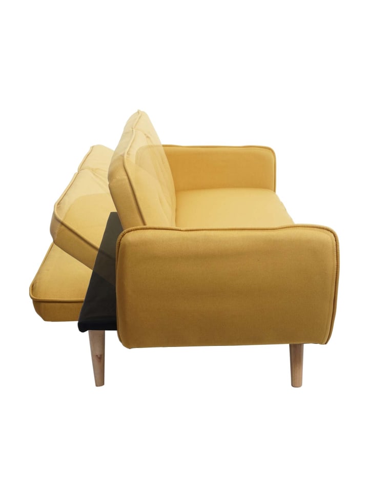 MCW Schlafsofa mit Schlaffunktion J18, Gelb günstig kaufen onesize