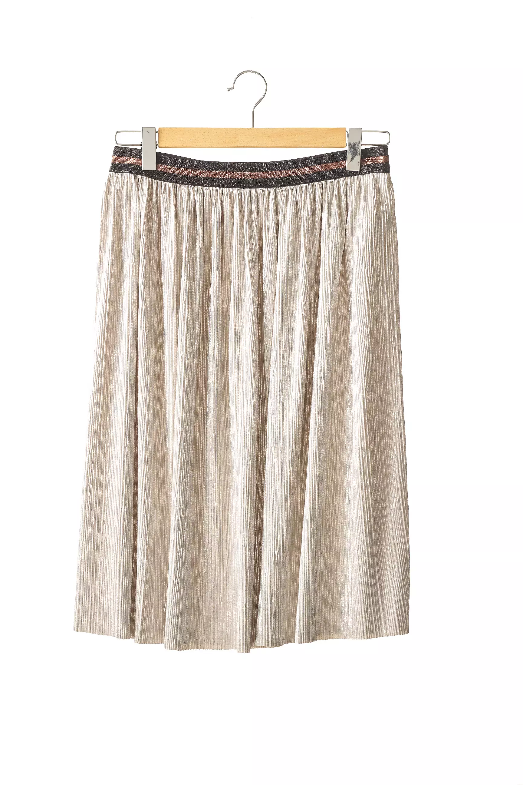 Sans Marque Jupes Mi Longues Femme couleur gris