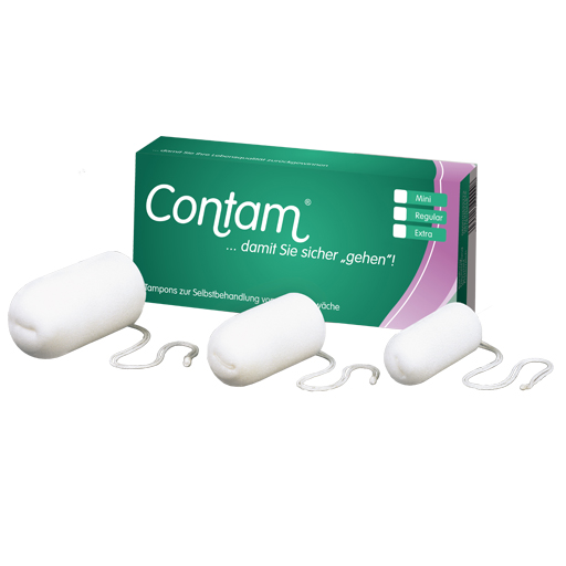 CONTAM Vaginaltampon Startset mini/regular/extra  3 St  Tampon