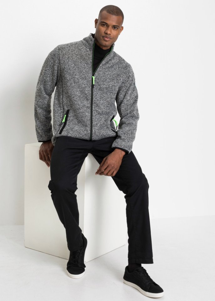 Strickfleecejacke