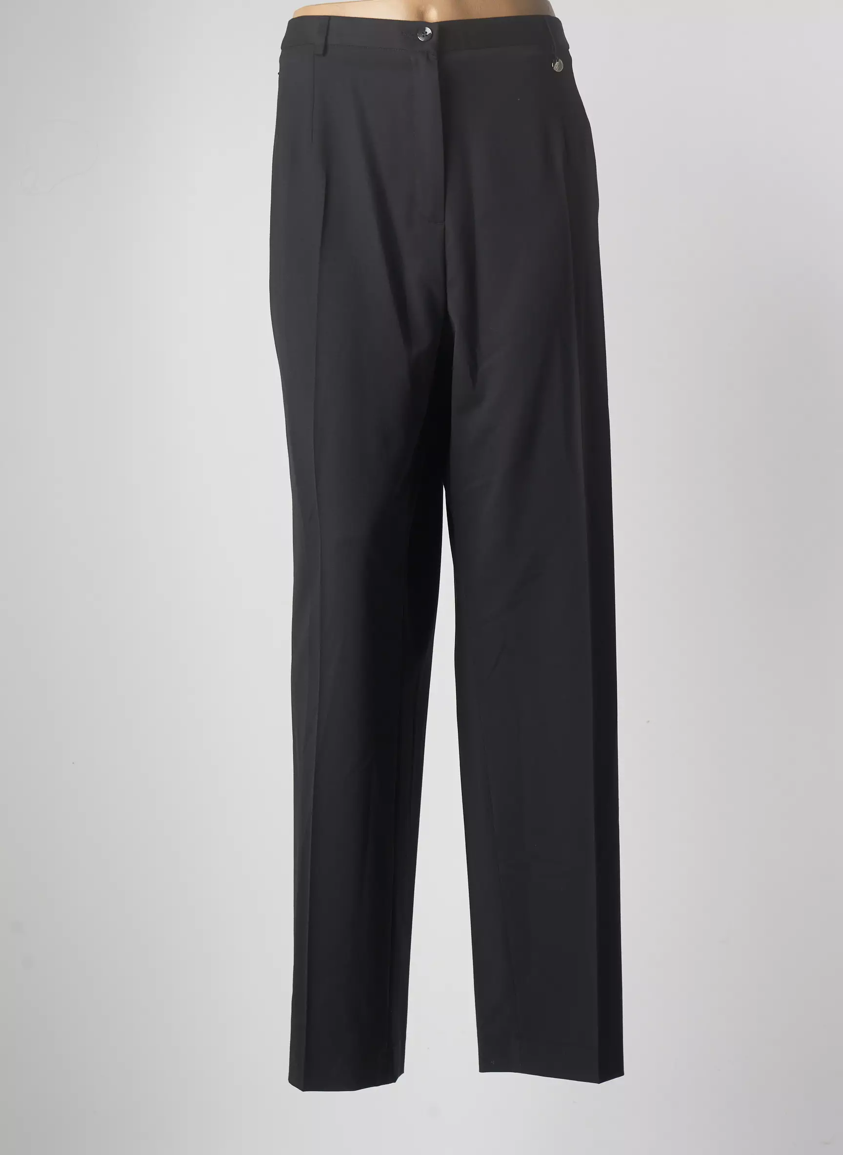 Bruno Saint Hilaire Pantalons Droits Femme couleur noir