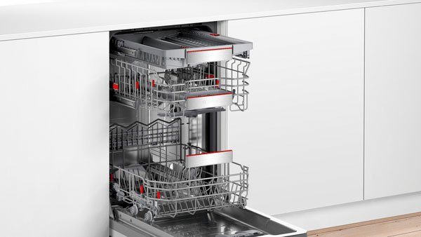 BOSCH Unterbaugeschirrspüler Serie 6, SPU6ZMS35E, 10 Maßgedecke