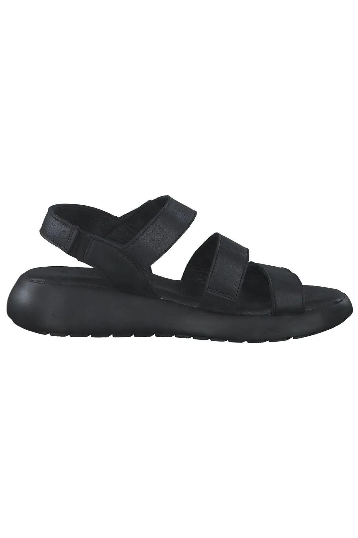 s.Oliver  Sandalette - Schwarz - Flacher Absatz
