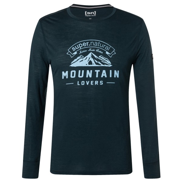super.natural - Mountain Lovers L/S - Longsleeve