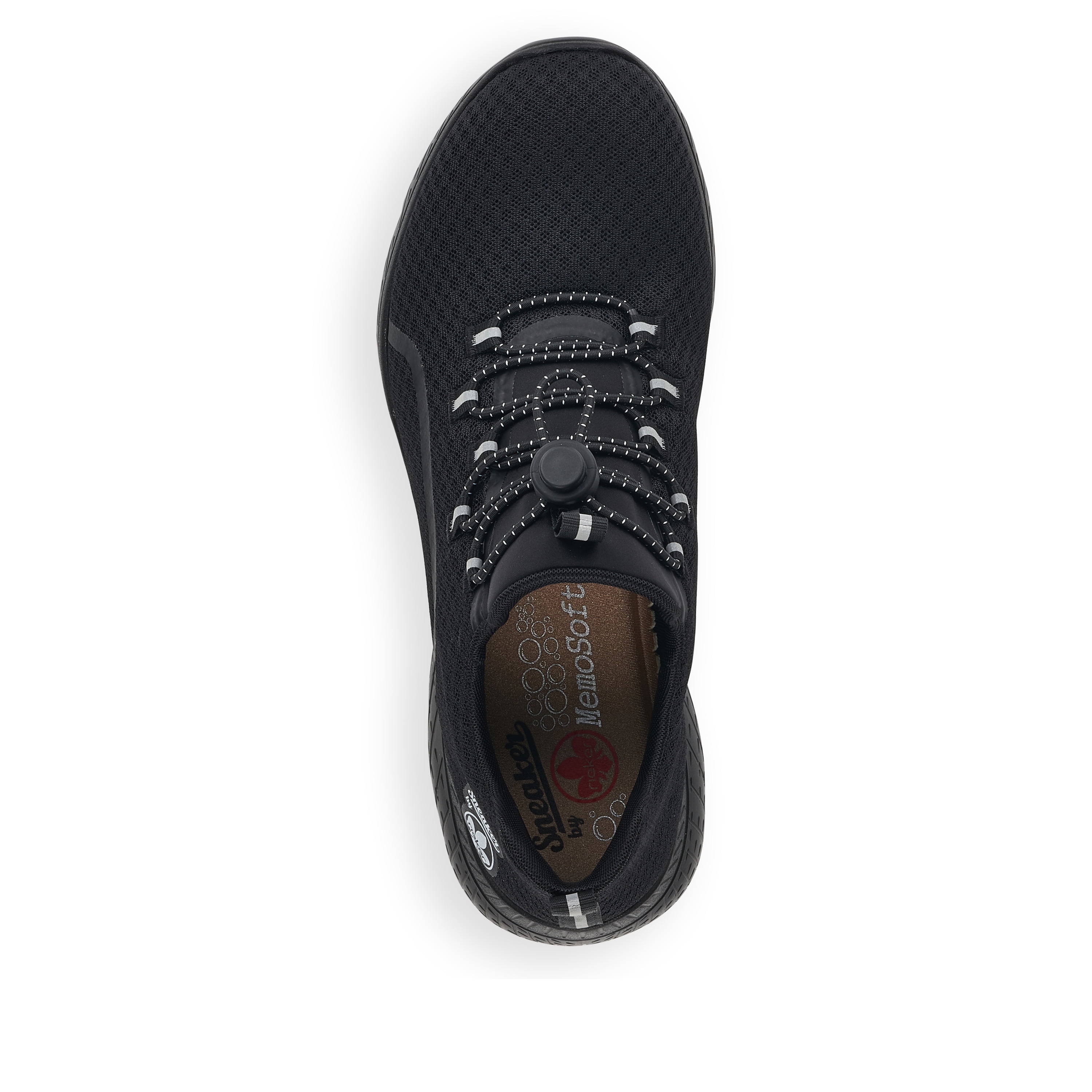 Rieker Damen Slipper tiefschwarz