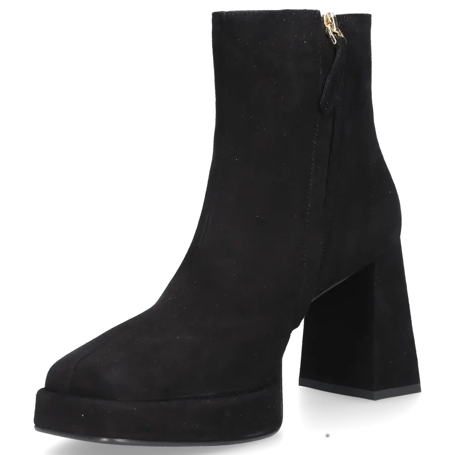 EN AVANT - Klassische Stiefeletten 3023 Veloursleder - schwarz