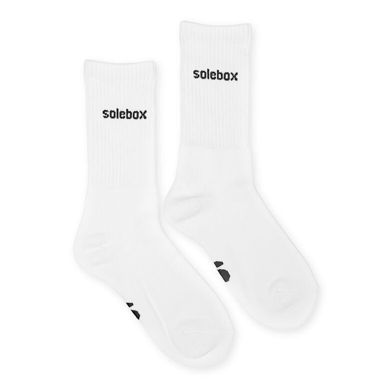 solebox Logo Socks white/black