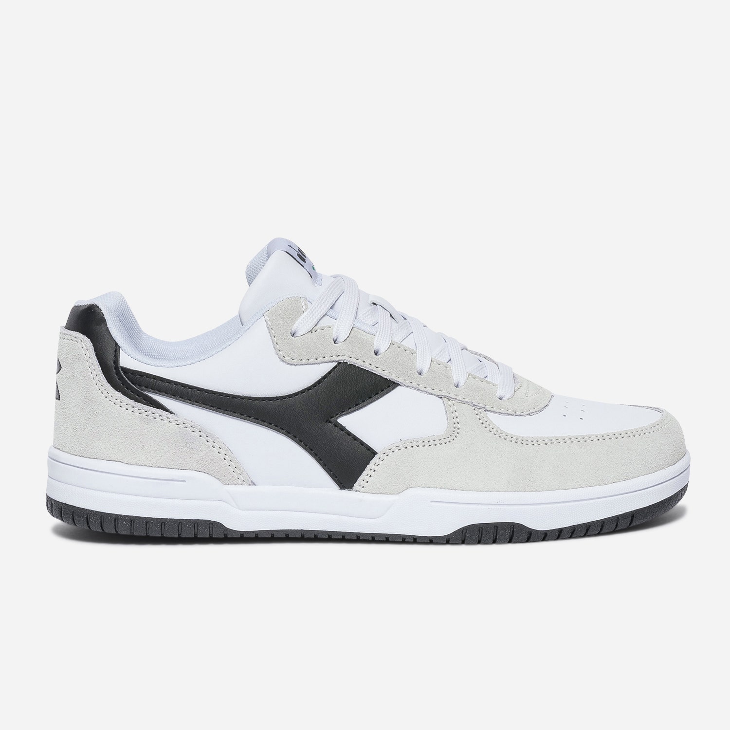 Tennis DIADORA gris clair, blanc et noir