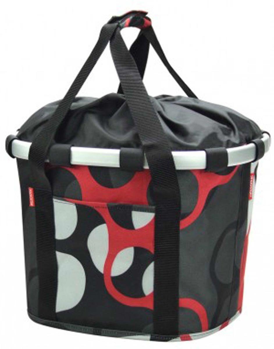 Rixen & Kaul Multifunktionstuch City-Tasche Reisenthel Bikebasket rings, 35x28x26cm, KLICKfix