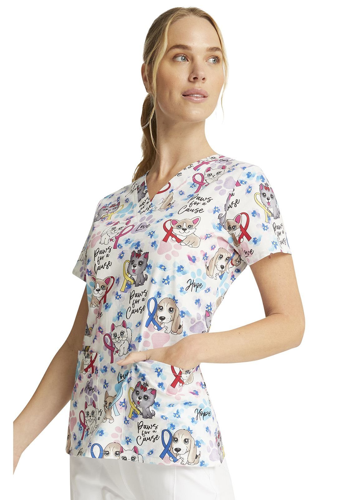 Cherokee Funktionsbluse Bunt bedruckter Damen Kasack 