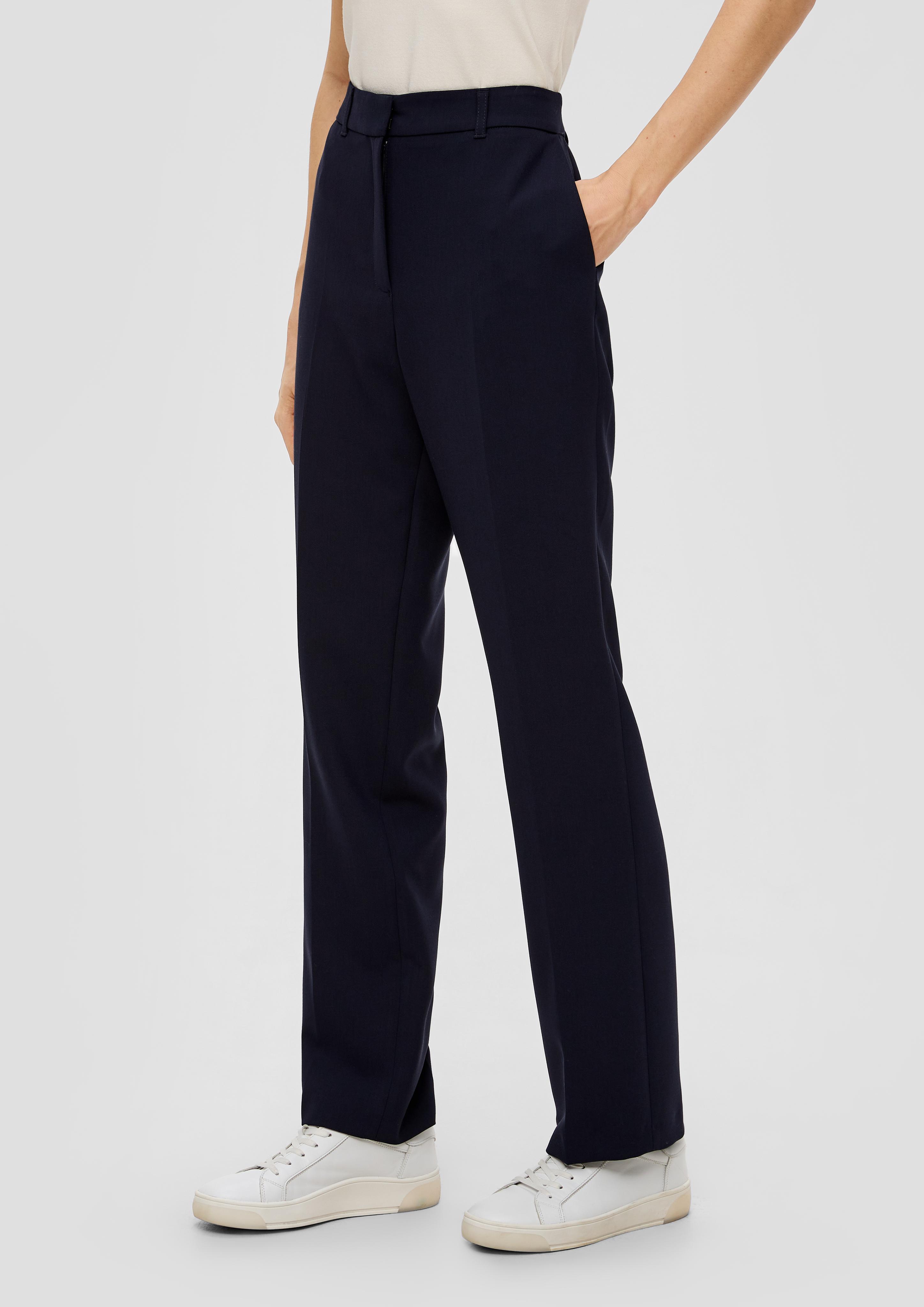Straight-Leg-Hose aus Viskosemix  2148925-5959