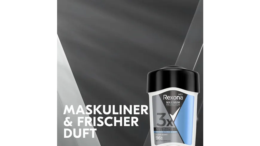 Rexona Maximum Protection Men Deo Cremestick Anti-Transpirant Clean Scent 45 ml 45 ml
