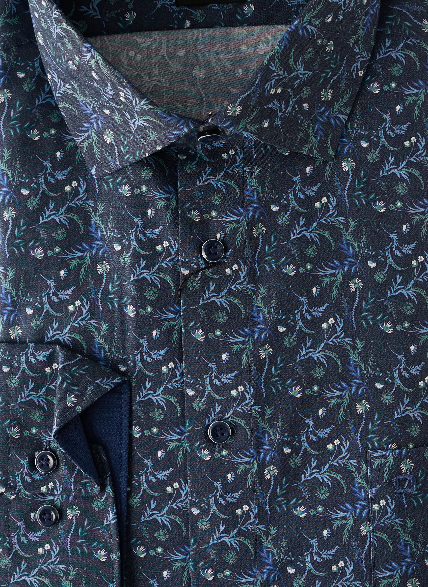 Olymp Manches Longues Homme couleur bleu