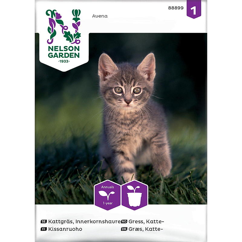 Nelson garden Frø Gress Katte