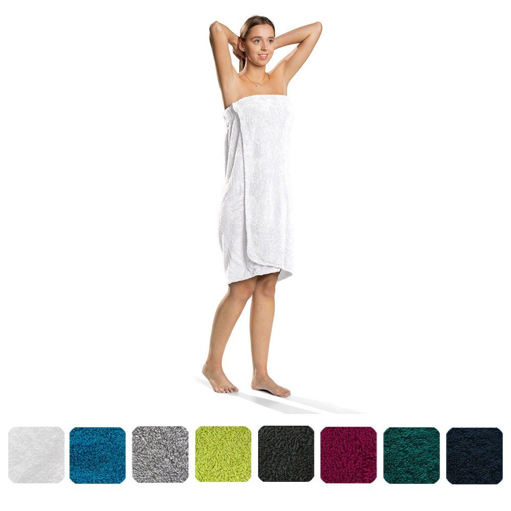 Lanudo Saunatuch Lanudo® Damen Saunakilt Pure Line, 100% Baumwolle, 400g/m, antibakteri