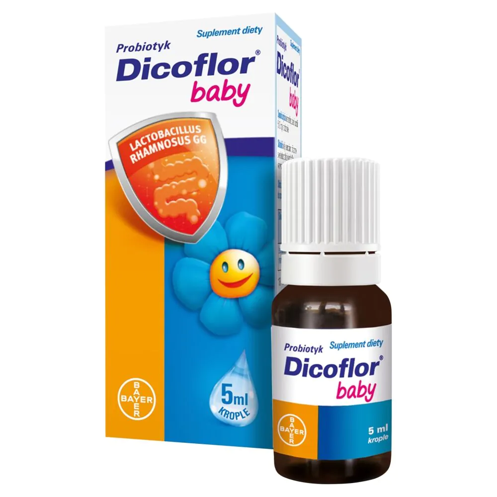Dicoflor Baby, Probiotika til spædbørn og børn, Orale dråber