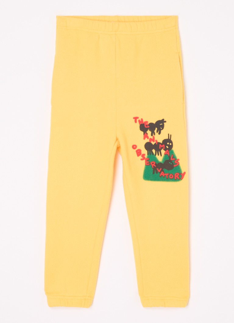Pantaloni de trening slim fit cu imprimeu de dromedar Animal Observatory