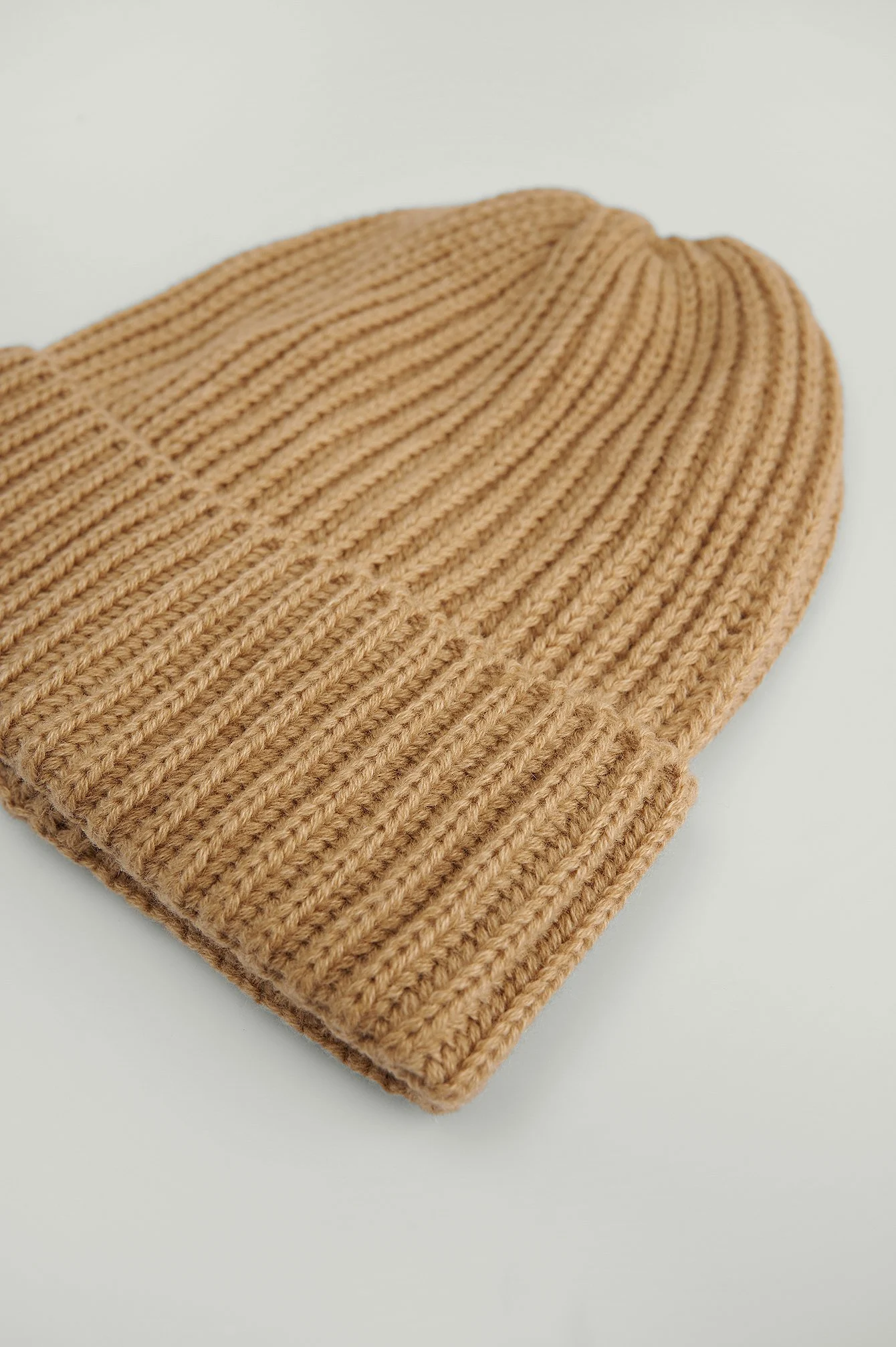 Recycelte schlichte Strickmütze