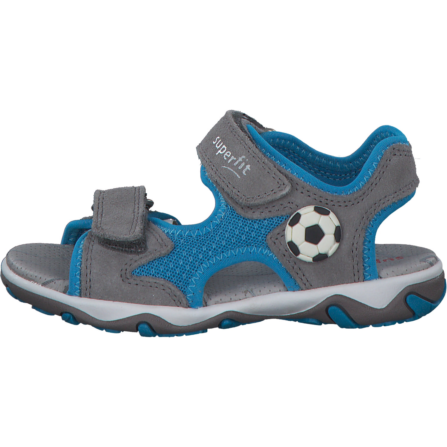 Superfit MIKE 3.0 09469, Sandalen (Kinder), Kinder, HELLGRAU/TÜRKIS