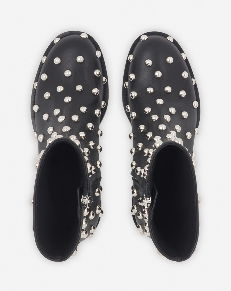 BOTTINES MEDLEY EN CUIR AVEC STUDS