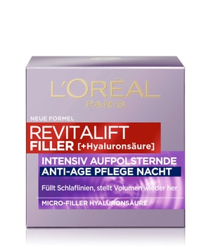 L'Oréal Paris Revitalift Filler [+Hyaluronsäure] Intensiv Aufpolsternde Anti-Age Nachtcreme-50 ml