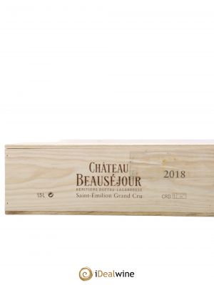 Château Beauséjour (Duffau-Lagarrosse) 1er Grand Cru Classé B  2018 - Lot de 1 Magnum
