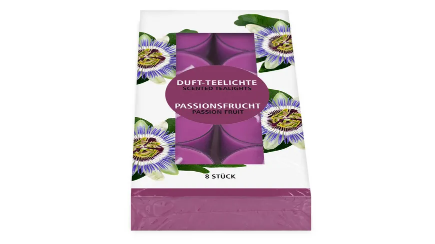 pajoma Teelichter Passionsfrucht Lila