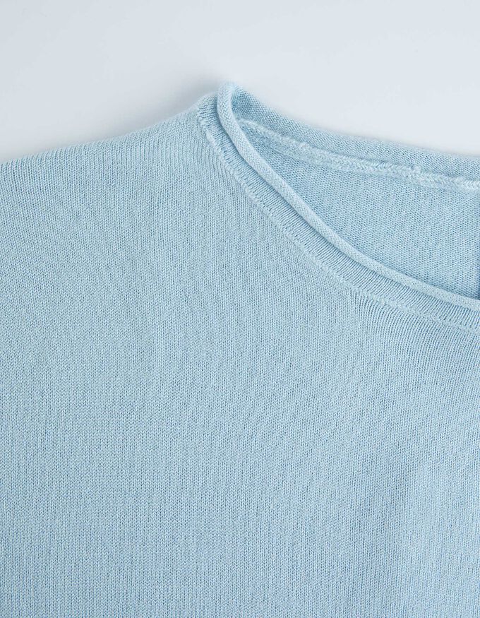 Strickpullover - Gerollte Abschlüsse