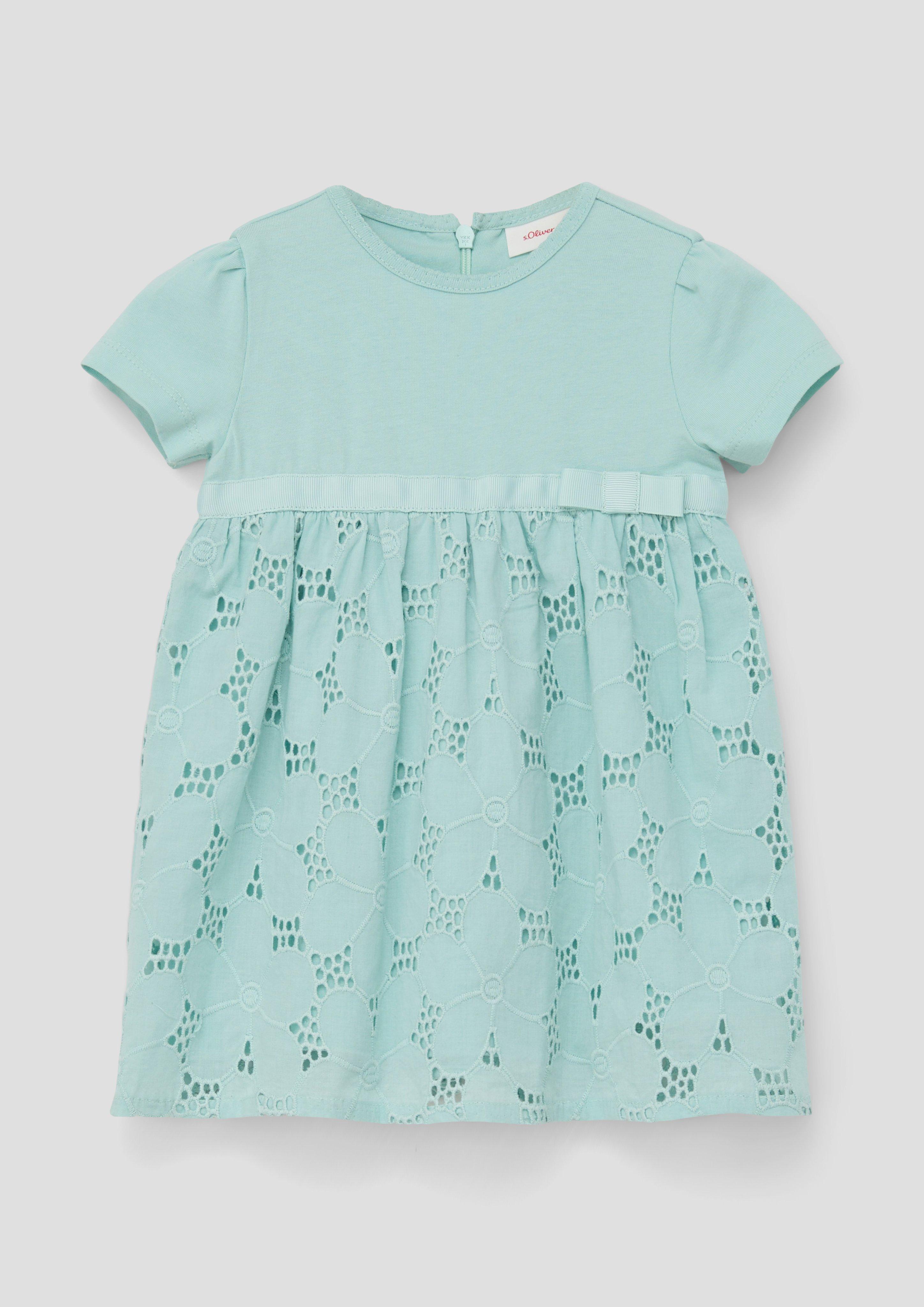 Kleid mit Broderie Anglaise  2140180-6068