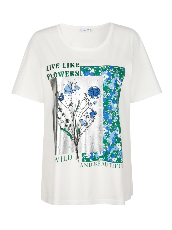 MIAMODA Shirt in weiß günstig kaufen