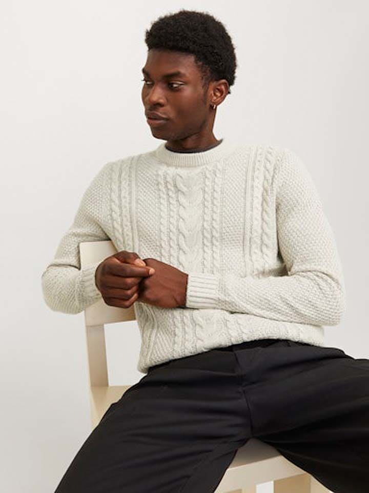 Jack & Jones Pullover in Creme günstig kaufen