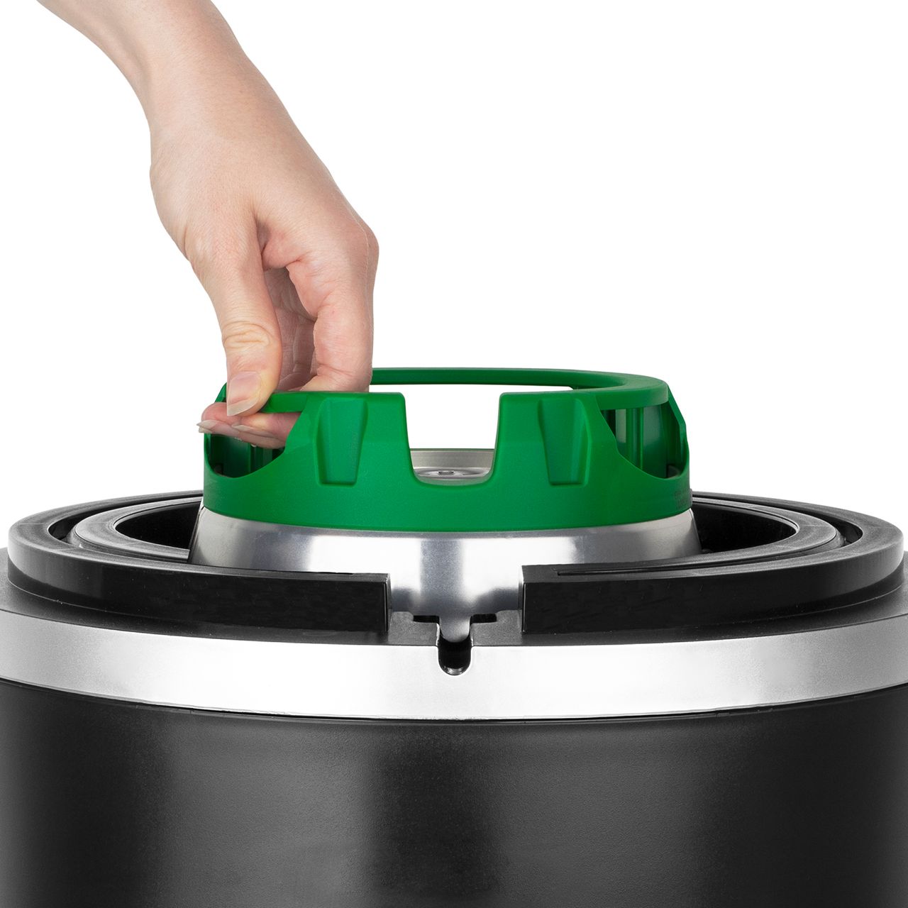 Weasy Wëasy Bierzapfanlage PINT568, Kompatibel mit 5L Fässern, 60W, 3°C bis 6°C, Integriertes Kühlsystem, Haltbarkeit bis zu 30 Tagen