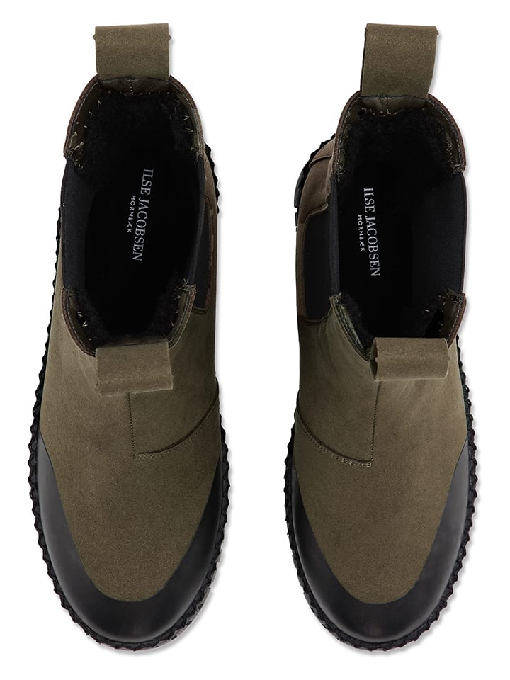 Ilse Jacobsen Chelsea-Boots in Khaki günstig kaufen