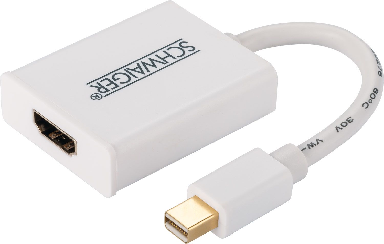 Schwaiger HDMI - Mini DisplayPort Adapterkabel