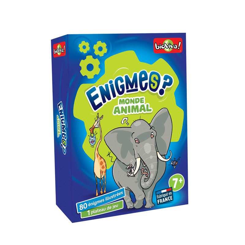 Jeu de cartes Enigmes Monde animal Bioviva