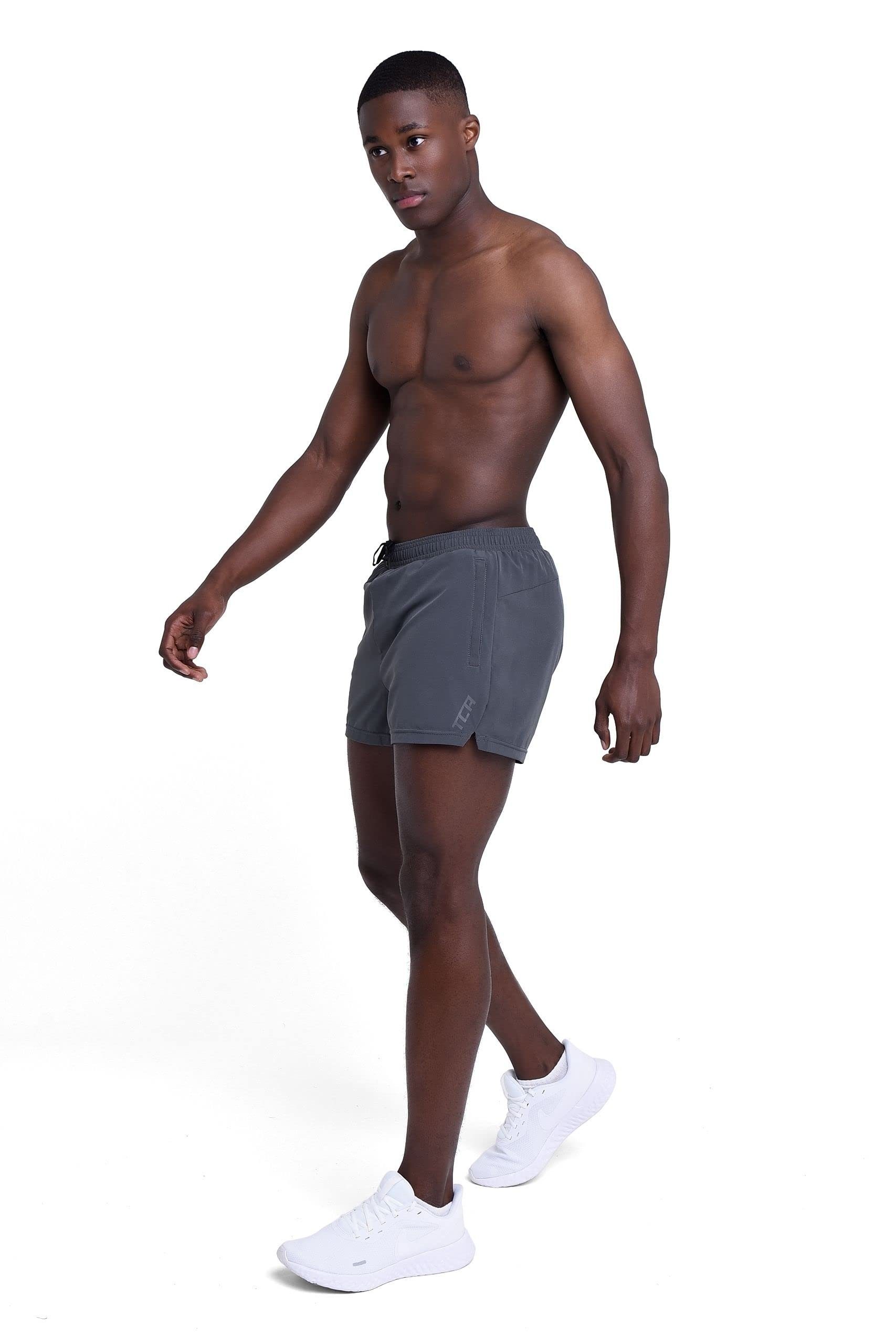 TCA Trainingsshorts TCA Herren Netzgewebe Short - Dunkelgrau