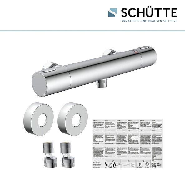Duscharmatur mit Thermostat LOS ANGELES, chrom