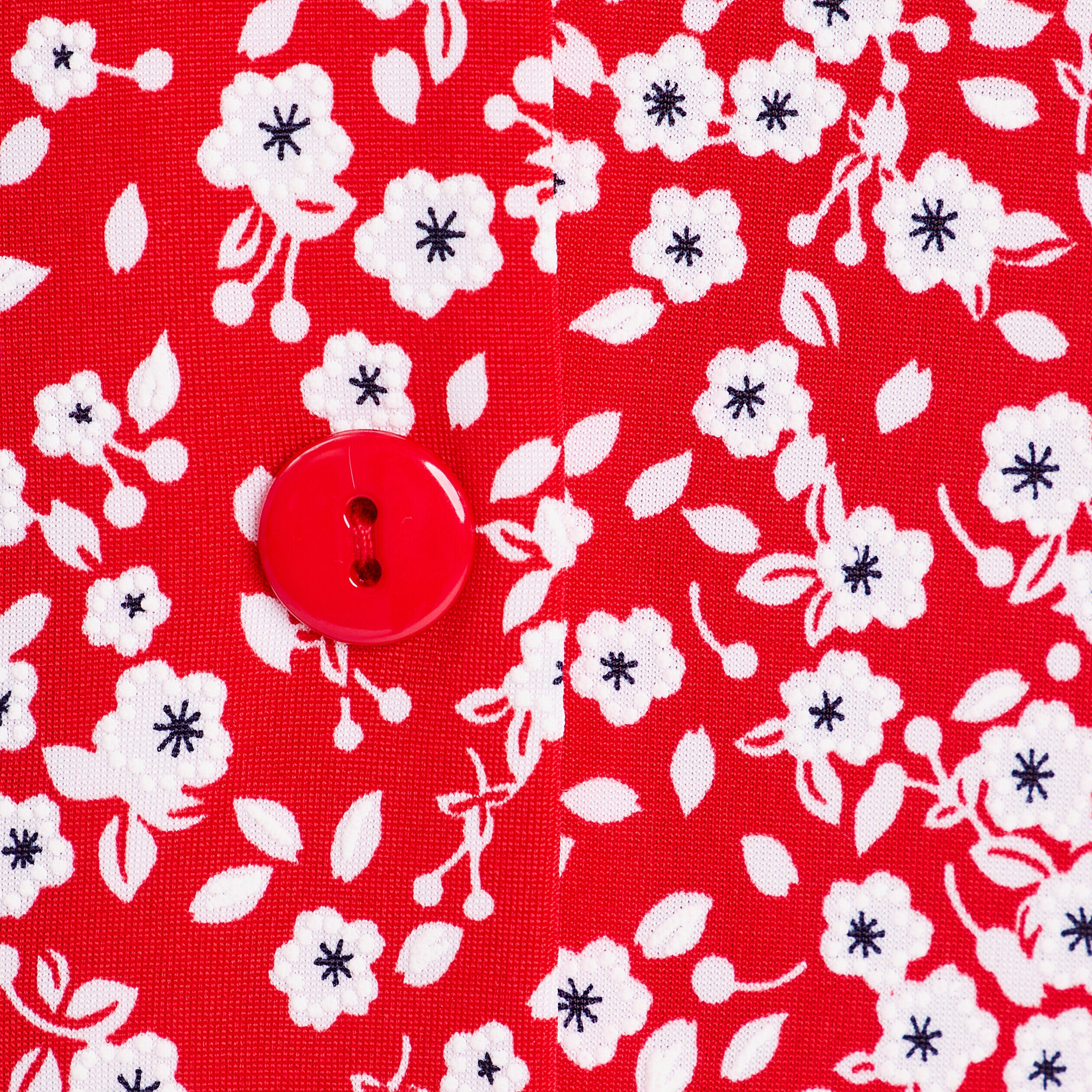 Blouse boutonnée rouge femme | Cache Cache