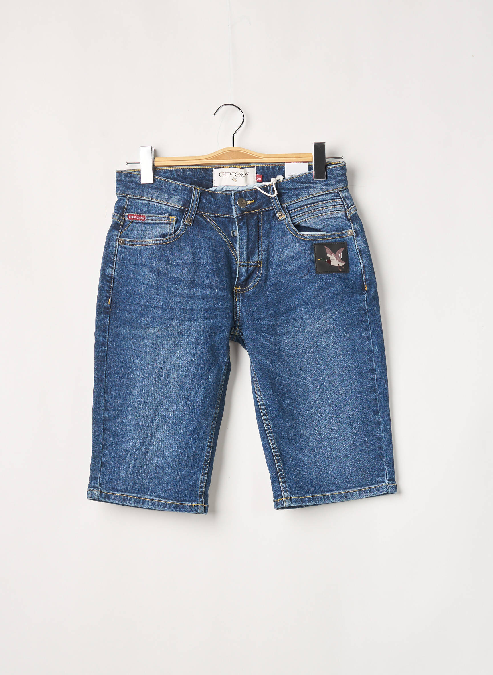 Chevignon Bermudas Femme couleur bleu