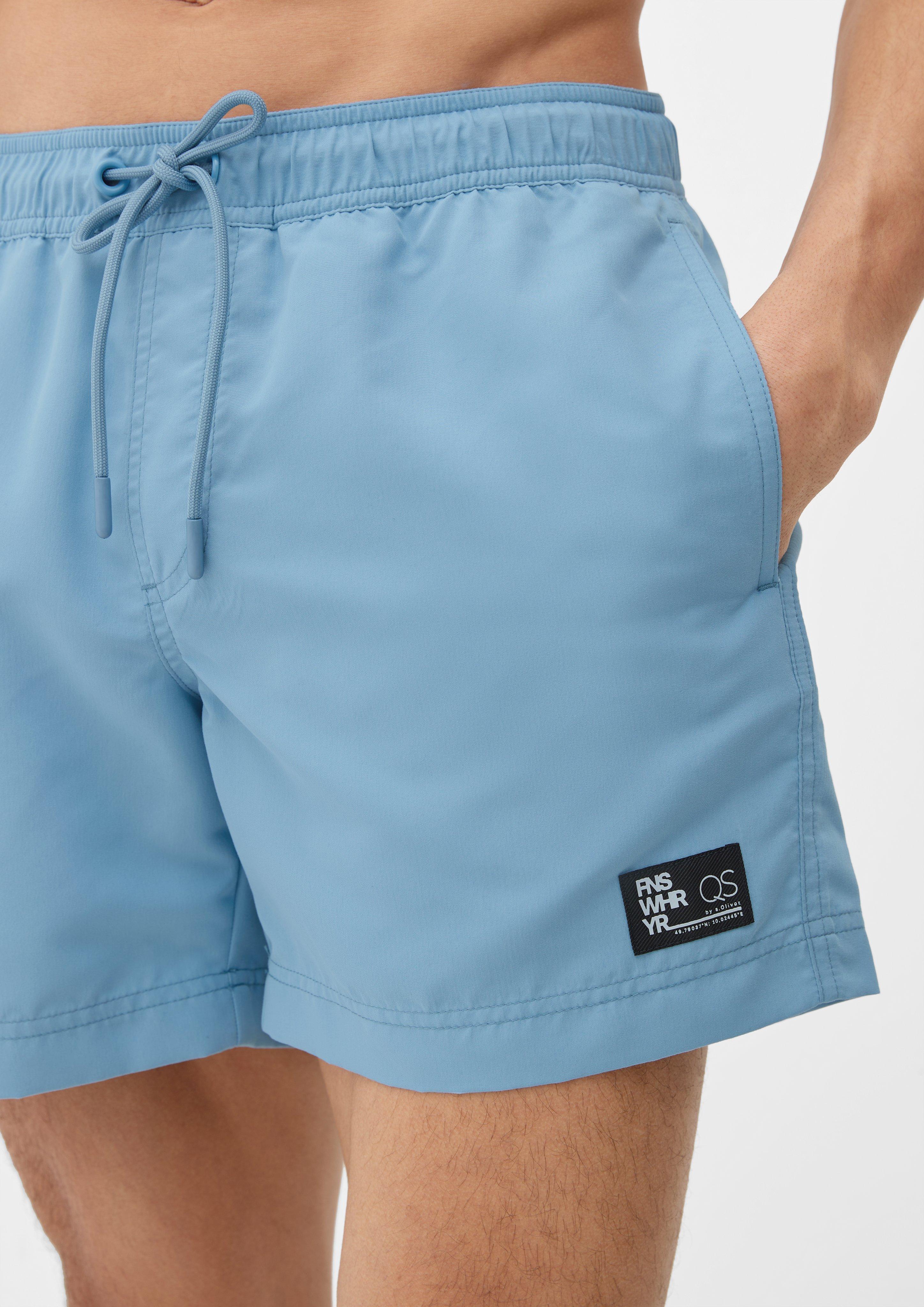Badehose mit Label-Patch  2132421-5196