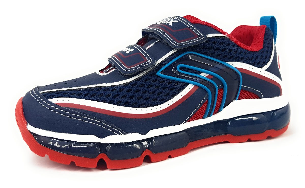 Geox J Android J0244C-014BU/C0735 Blau C0735 navy/red