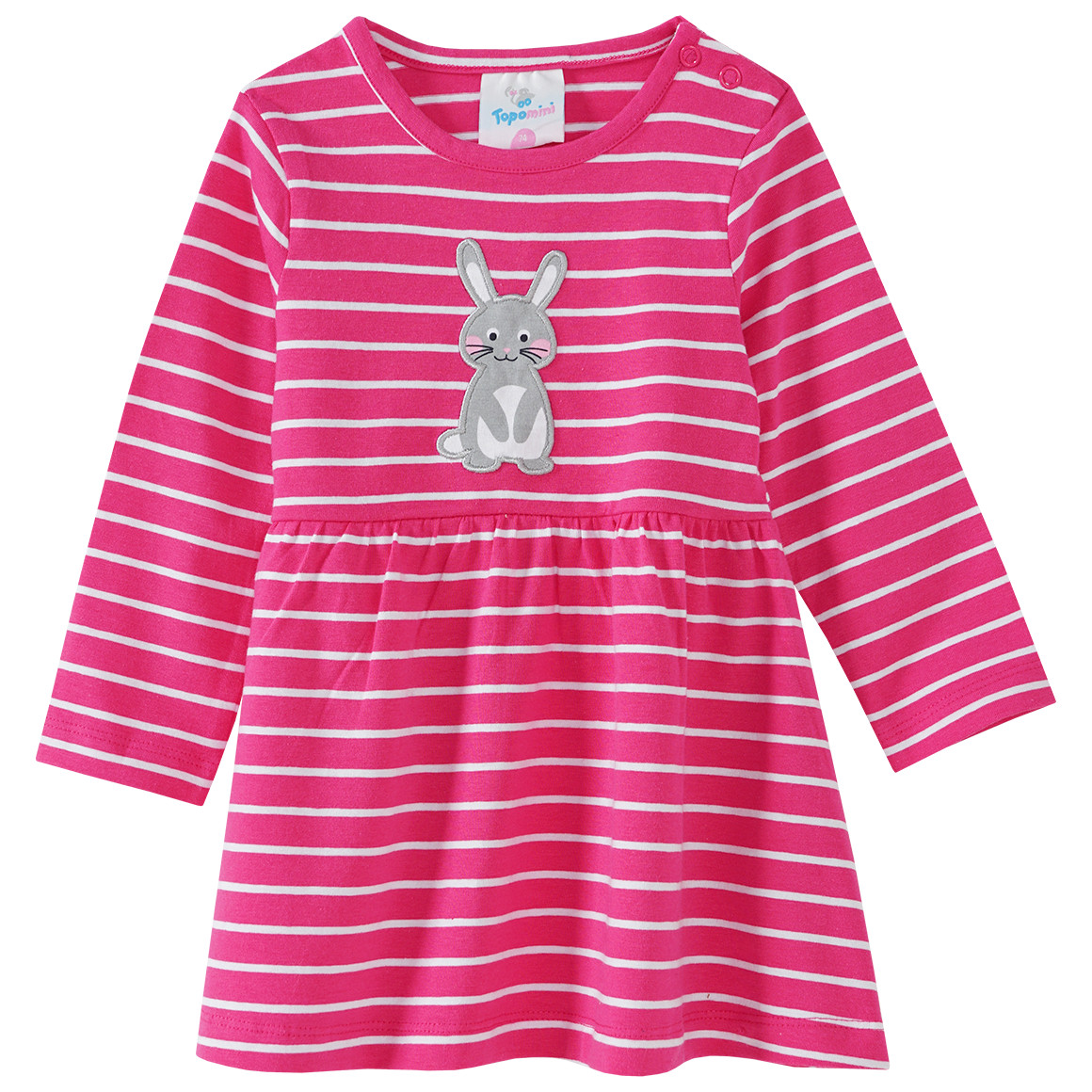 Baby Kleid mit Hasen-Applikation