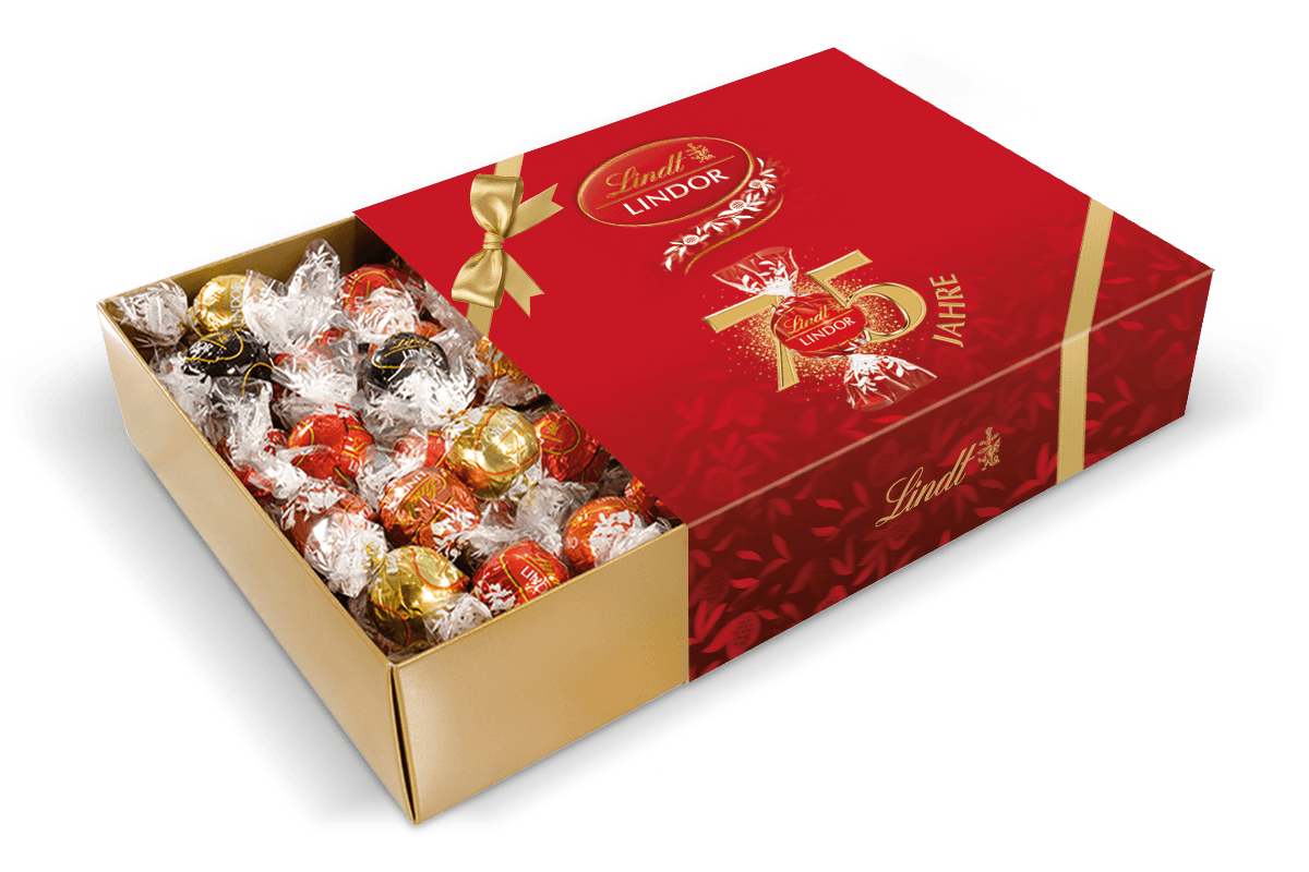LINDOR 75 Jahre Jubiläums-Box, 935g